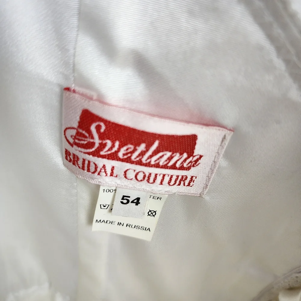 Never worn Svetlana Bridal Couture Plus Size Wedding Dress - Picture 16 of 16